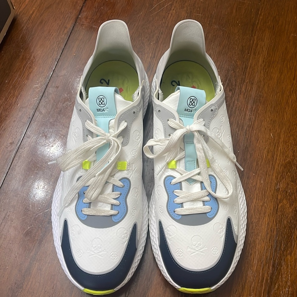 Men’s G/FORE golf shoes, worn once, too big, new without box, size 14